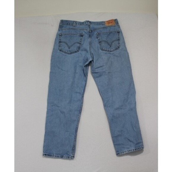 Levi's 550 Men Blue Jeans Relaxed Fit Denim Size 38X30 - Picture 4 of 9